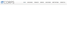 Tablet Screenshot of itcorps.net